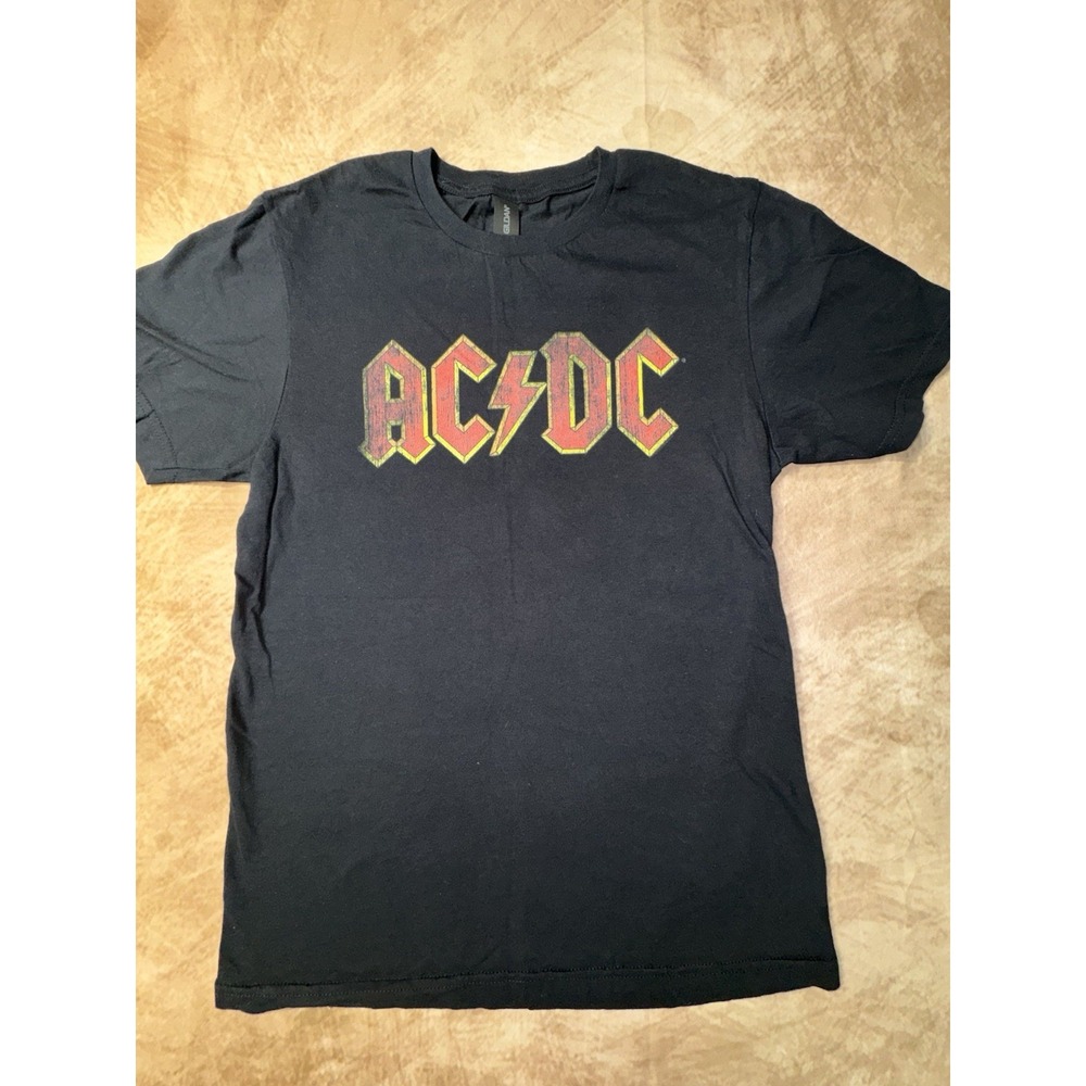 ACDC Gildan Black T-Shirt Men's Unisex Small Rock band